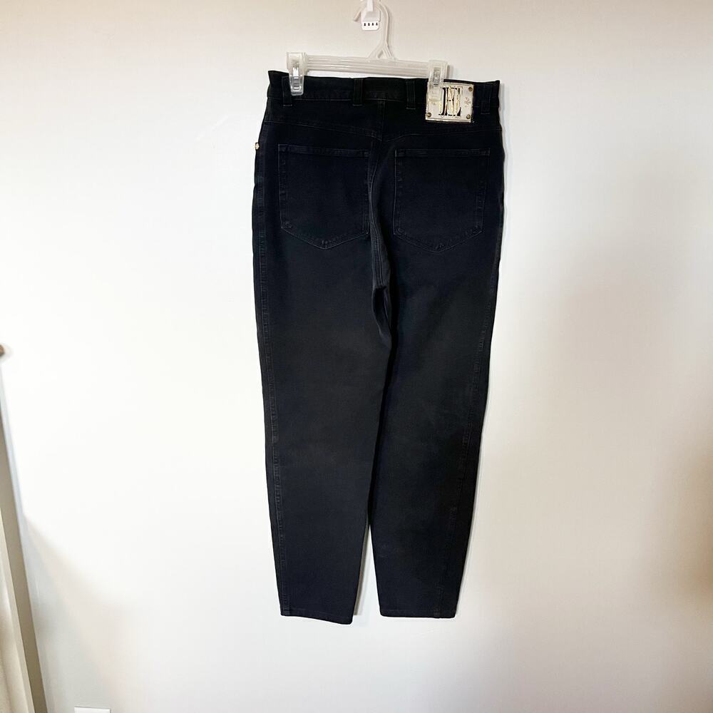 Vintage escada black mom jeans women’s size 6/36/small‎